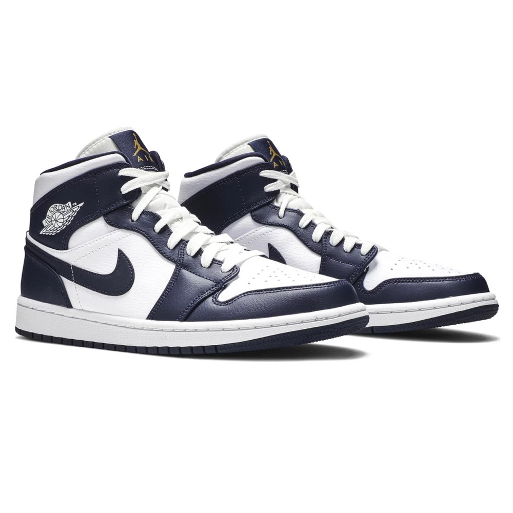 Nike Air Jordans 1 Mid “Obsidan”
